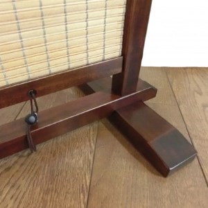 インテリア置物 高さ50cm 木簾結界衝立 室内の間仕切り・装飾性のある調度品 DK-22-KR_雑貨・日用品  家具・インテリア _【1392220】