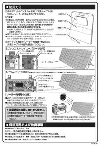 ポータブル電源用ソーラーパネル200W LPE-SO200V3 (NCHA-01-SN) [1109]