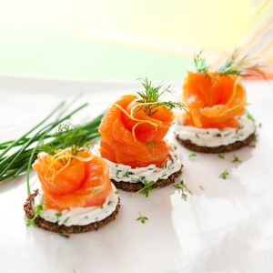 《スモークサーモン3種セット》計240g (紅鮭･トラウト･アトラン 各80g)【Kaori-薫】[1152]