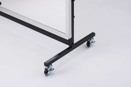 リフェクスミラースポーツミラーキャスター付 (フィルムミラー) RM-08 (キャスター含む幅92cm×高さ196cm×厚み46cm)｜軽量 鏡 姿見 全身鏡 リフェクスミラー スタンドミラー インテリア 家具 防災 着付け 着替え ダンス ファッション 日本製 [0401]