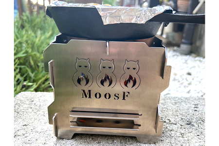 [MoosF] 組立BOX二次燃焼焚火台 (1.5倍サイズ) [0534]