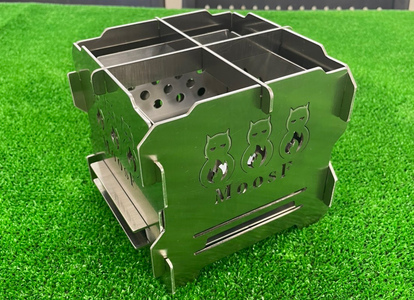 [MoosF] 組立BOX二次燃焼焚火台 (1.5倍サイズ) [0534]