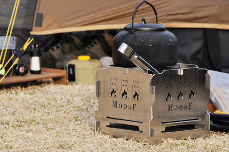 [MoosF] 組立BOX二次燃焼焚火台 (1.5倍サイズ) [0534]