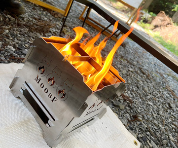 [MoosF] 組立BOX二次燃焼焚火台 (1.5倍サイズ) [0534]