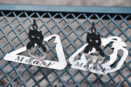 [MoosF] 蚊取り線香たて (三角)＆キーホルダーセット [0538]