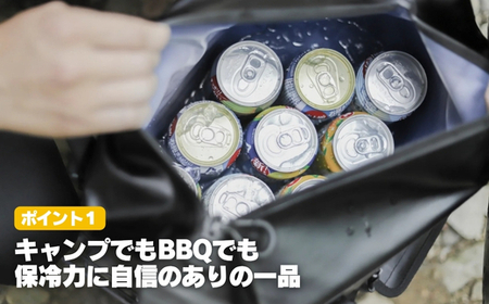 ANOBAブリザードソフトクーラー 25L オリーブ (AN042) BBQ アウトドア　キャンプ 防水 クーラー