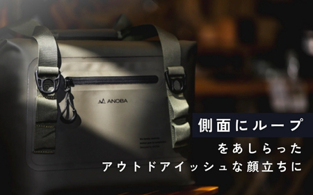ANOBAブリザードソフトクーラー 10L 防水 オリーブ (AN041) 