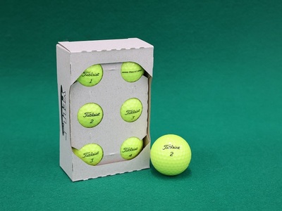 【ご注文から６ヶ月以内の発送】最高級・高品質ロストボール　6個×2　【タイトリスト　PRO VI カラー】ゴルフボール