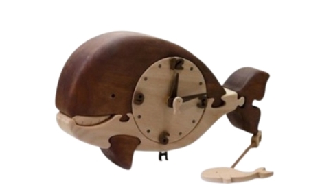 【プレゼント用】クジラの時計 積み木 積木 つみき 木のおもちゃ 動物つみき バランス ごっこ遊び おもちゃ 木製玩具 知育玩具 男の子 女の子 子供 子ども 国産 安心 安全 出産祝い お祝い 贈り物 日本製 無塗装 ナチュラル 職人 手作り ギフト プレゼント 送料無料