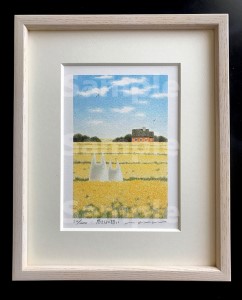 渡辺美香子 版画作品「尽きない想い」 | 大阪府河内長野市 | ふるさと