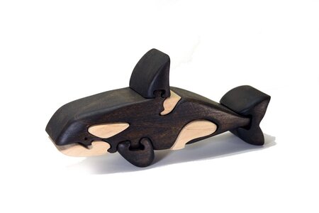 シャチの木製パズル 知育玩具 木製パズル おもちゃ プレゼント 男の子 女の子 誕生日 クリスマス 子供 大人 ギフト つみき 積み木 送料無料｜こだわりの逸品 地域特産品 ギフト 自分用 人気 おすすめ 積木 木のおもちゃ 動物つみき バランス ごっこ遊び おもちゃ 木製玩具 知育玩具 子ども 国産 安心 安全 出産祝い お祝い 贈り物 日本製 無塗装 ナチュラル 職人 手作り プレゼント