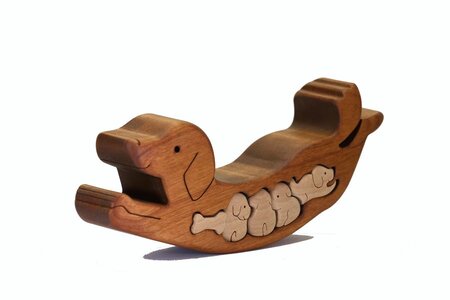 イヌゆらゆら　知育玩具 木製パズル おもちゃ プレゼント 男の子 女の子 誕生日 クリスマス 子供 大人 ギフト つみき 積み木 送料無料｜こだわりの逸品 地域特産品 ギフト 自分用 人気 おすすめ 積木 木のおもちゃ 動物つみき バランス ごっこ遊び 木製玩具 子ども 国産 安心 安全 出産祝い お祝い 贈り物 日本製 無塗装 ナチュラル 職人 手作り プレゼント