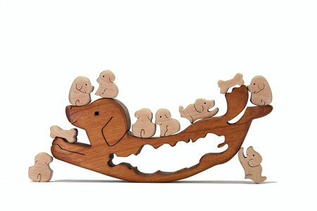 イヌゆらゆら　知育玩具 木製パズル おもちゃ プレゼント 男の子 女の子 誕生日 クリスマス 子供 大人 ギフト つみき 積み木 送料無料｜こだわりの逸品 地域特産品 ギフト 自分用 人気 おすすめ 積木 木のおもちゃ 動物つみき バランス ごっこ遊び 木製玩具 子ども 国産 安心 安全 出産祝い お祝い 贈り物 日本製 無塗装 ナチュラル 職人 手作り プレゼント