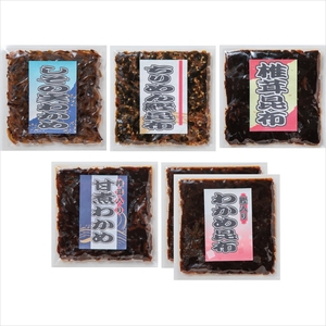 【 釜炊き 】 佃煮・塩昆布詰合せ 6袋入 佃煮