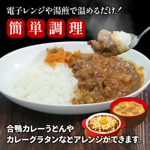 【 カレー 】 合鴨カレー 200g×4食 レトルト
