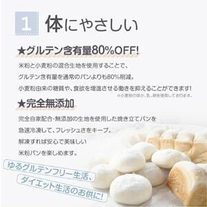 モチモチ 米粉パン 無添加 ゆる グルテンフリー パンセット 食品 お菓子 送料無料 ギフト 冷凍パン ロールパン 20個