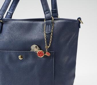 102405-1 水引細工「梅結び」リールキー白梅