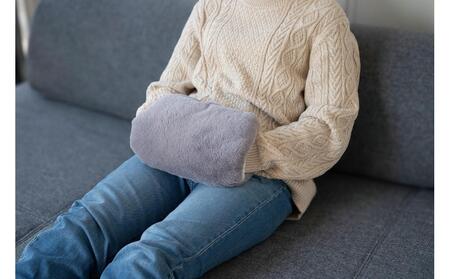 ELPA 冷え対策 蓄熱式湯たんぽグレー TY-KDR01GY