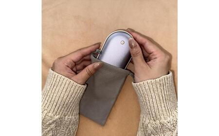 ELPA 暖房 冷え対策 充電式カイログレー JK-KDR01GY