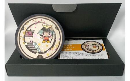 チタン製ミニチュアマンホール 大東市 <大東市 ダイトンと慈眼寺>