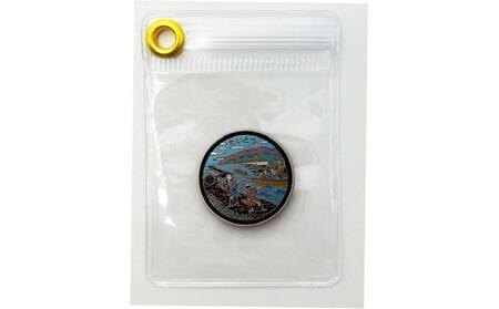 チタン製ミニチュアマンホール・メダルセット <大東市 屋形船 野崎観音>