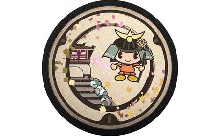 チタン製ミニチュアマンホール・メダルセット <大東市 ダイトンと慈眼寺>