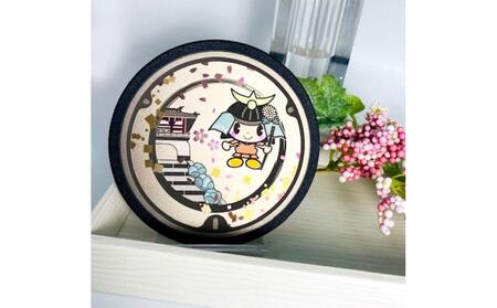 チタン製ミニチュアマンホール・メダルセット <大東市 ダイトンと慈眼寺>