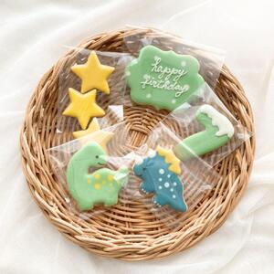 お誕生日クッキー〈恐竜〉merry.cooking【数字:7】