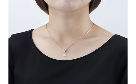 PD6-7-1 Wハート「揺れるキュービック磁気ネッレス」