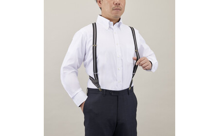 102504-3 お洒落と機能性「ホルスター型サスペンダー」ブラック