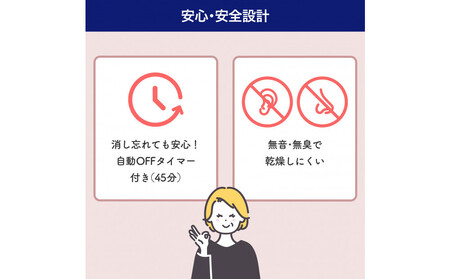 折りたたみ式椅子用ヒーター グレー UHM-KDR02GY