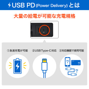 ランプレスＳＷ付ＵＳＢタップ　ＰＤ２０Ｗ　WLK-E3222UC(BK)