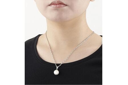 PD3-3-2 人気の「甲丸クリップチエーン磁気ネックレス」貝パール