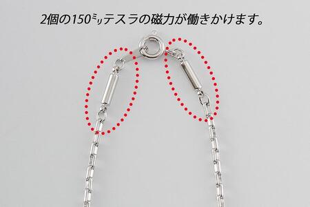 PD3-3-2 人気の「甲丸クリップチエーン磁気ネックレス」貝パール