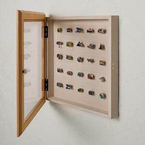 【受注生産】yamacolle KIFUKU  L　Hinoki white＜登山バッジ コレクションケース＞ヒノキ・ホワイト