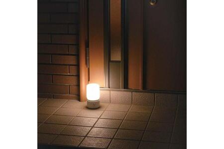 乾電池式 人感&明暗LEDセンサーライト 2台セット