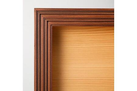 【受注生産】yamacolle KIFUKU  S　Sugi brown＜登山バッジ コレクションケース＞スギ・ブラウン