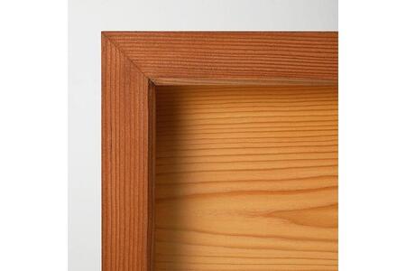 【受注生産】yamacolle FLAT  S　Sugi brown＜登山バッジ コレクションケース＞スギ・ブラウン