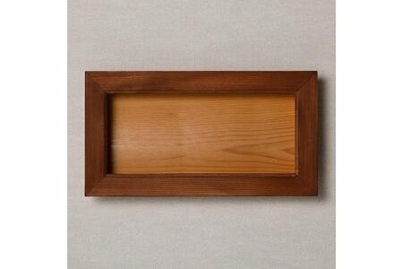 【受注生産】yamacolle FLAT  S　Sugi brown＜登山バッジ コレクションケース＞スギ・ブラウン