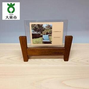 「チーク天然木集成材」写真立て（小）