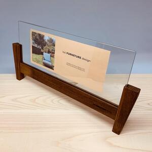 「チーク天然木集成材」写真立て（大）