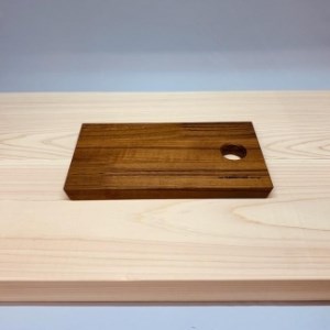 「チーク天然木集成材」カッティングボード（小）