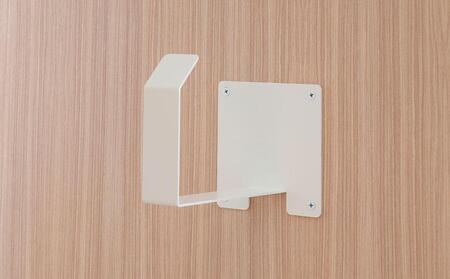 ヘルメット壁掛けホルダー 白