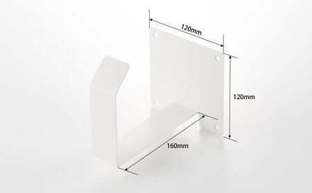 ヘルメット壁掛けホルダー 白