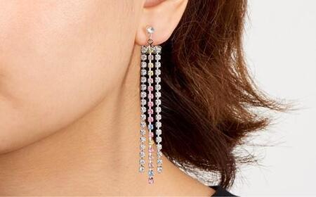 10187-2　揺れるモチーフ「ワンタッチイヤリンク゛３ペアセット」