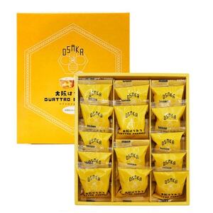 大阪府産百花はちみつ使用!『大阪はちみつ クアトロフォルマッジ』14個入 ガレットクッキー【配送不可地域:離島】【1361312】