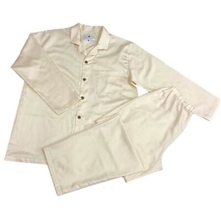 【シングル】カバー掛・シーツ(25cm)・枕＆パジャマ(男女兼用XSサイズ)4点セット　色:サンド【1215712】