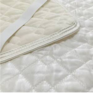 【セミダブル】ピュアシルク 和泉木綿 敷パッド 120×205cm 1枚 SCC-1220SW【1321547】