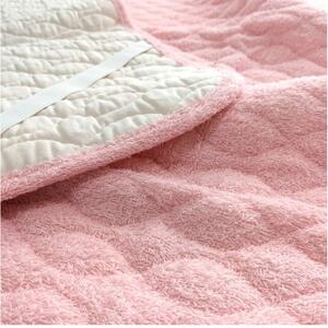 【シングル】コットンタオル＆和泉木綿ガーゼ敷パッド　100×205cm　ピンク1枚　PF-1S-PI【1328745】