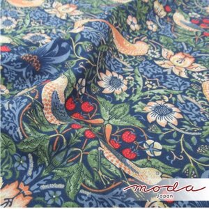 【ソファーパッド2人掛用50×100】ベストオブモリス いちご泥棒ネイビー MR-5010I-NB【1417993】